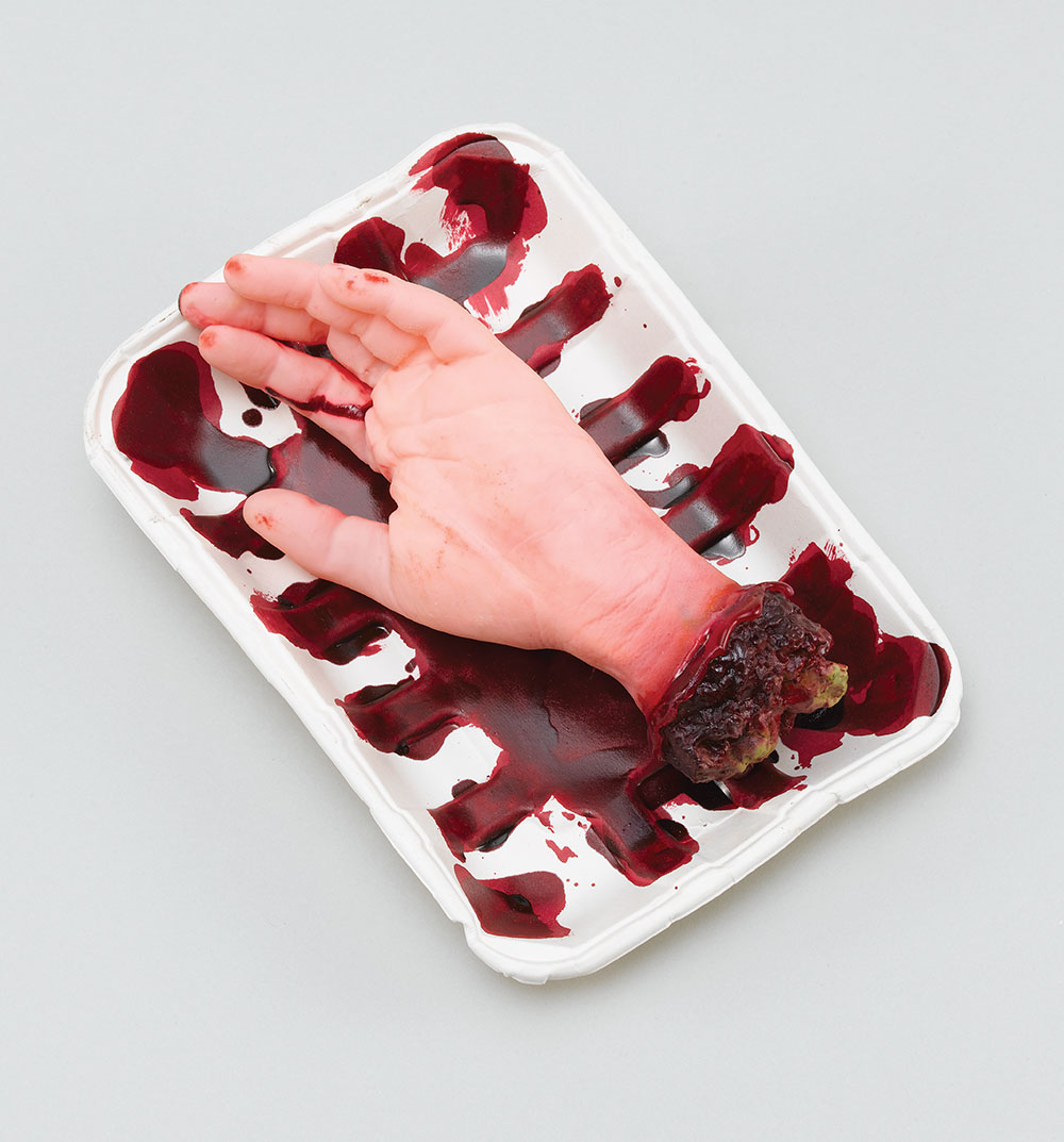 Bloody Hand In Dish